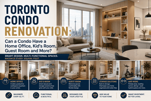 Toronto Condo Renovation: Can a Condo Have a Home Office, Kid's Room, Guest Room and More?