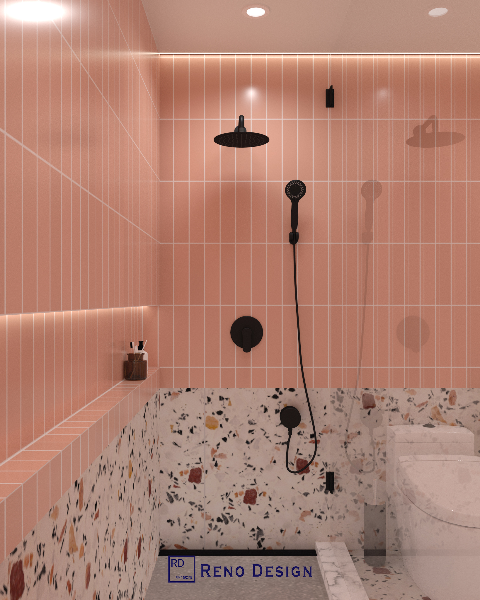 Elegant Pink Bathrooms Design - Image 3