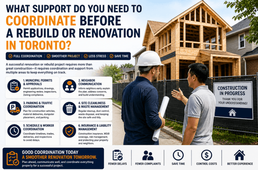 What Support Do You Need Before a Toronto Renovation Project?
